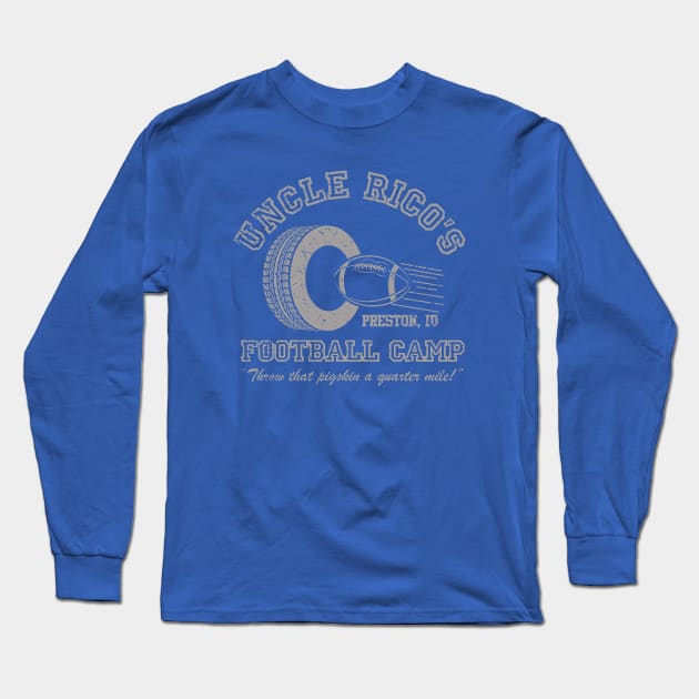 Uncle Rico's Football Camp Long Sleeve T-Shirt by PopCultureShirts